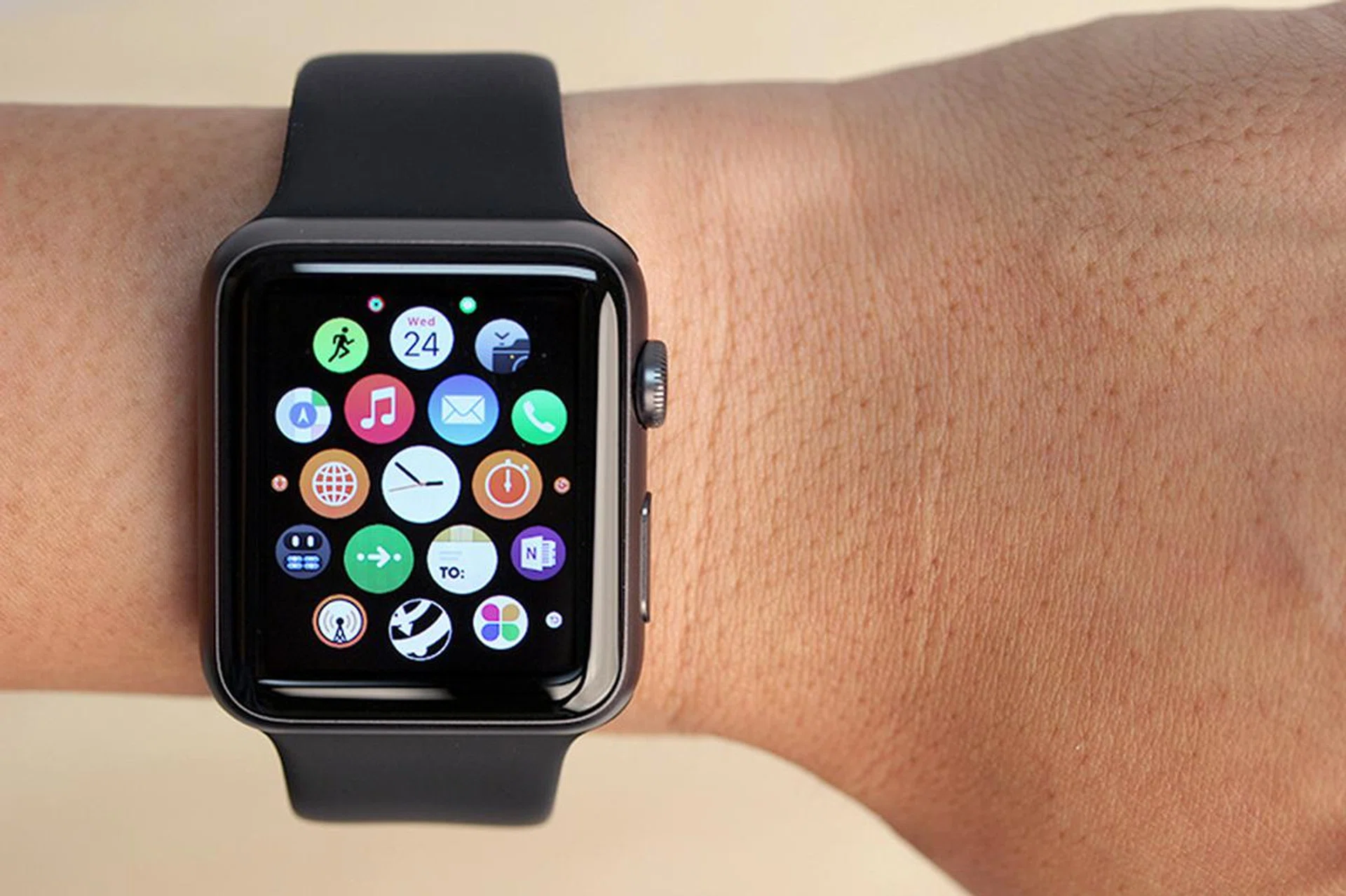 You can arrange app home screen layout, configure notifications, and more using the Apple Watch app on the iPhone.