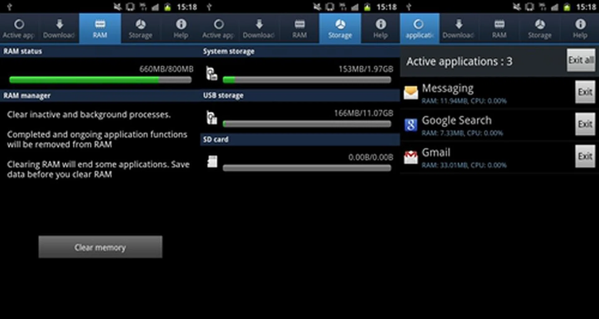One of the most useful widgets you can find on the Samsung Galaxy Note (and other Samsung devices released this year) is the Task Manager widget. It allows you to monitor the active apps running in the background, free up RAM and check your storage capacity.