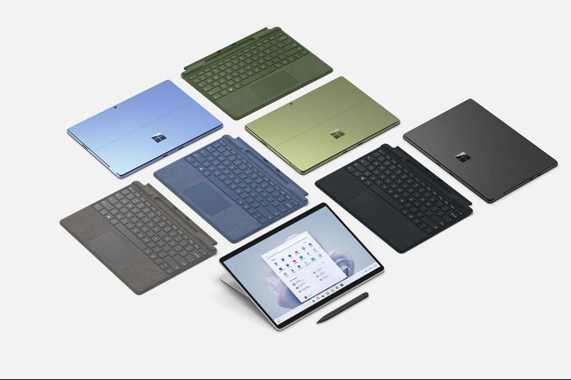 All the colours in the family. Image source: Microsoft. 