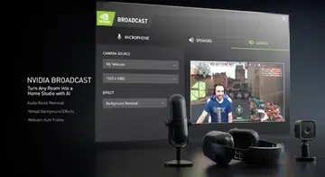 NVIDIA Broadcast programme that uses AI technology for features like noise removal and virtual background effects.