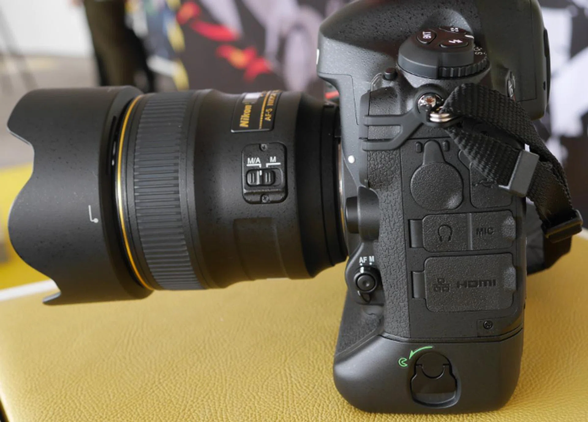 Similar to the D4, the D4S has individual port covers, with a CF card as well as XQD card slots. 