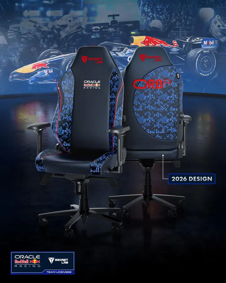 Secretlab Titan Evo Oracle Red Bull Racing Edition gaming chair