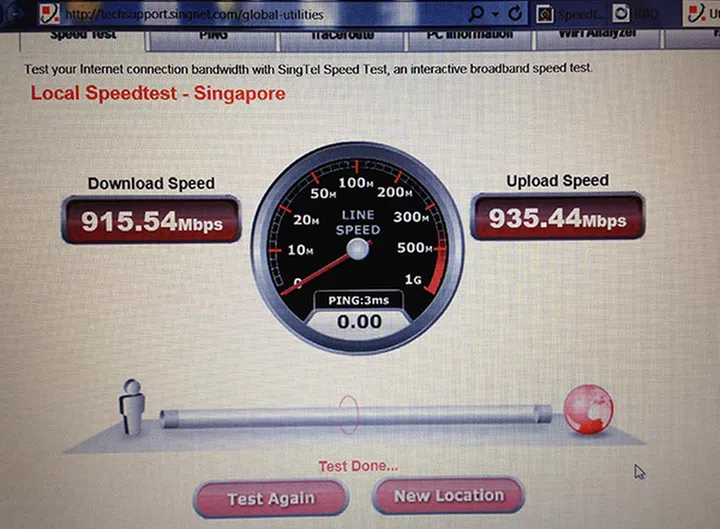 Impressive speeds.