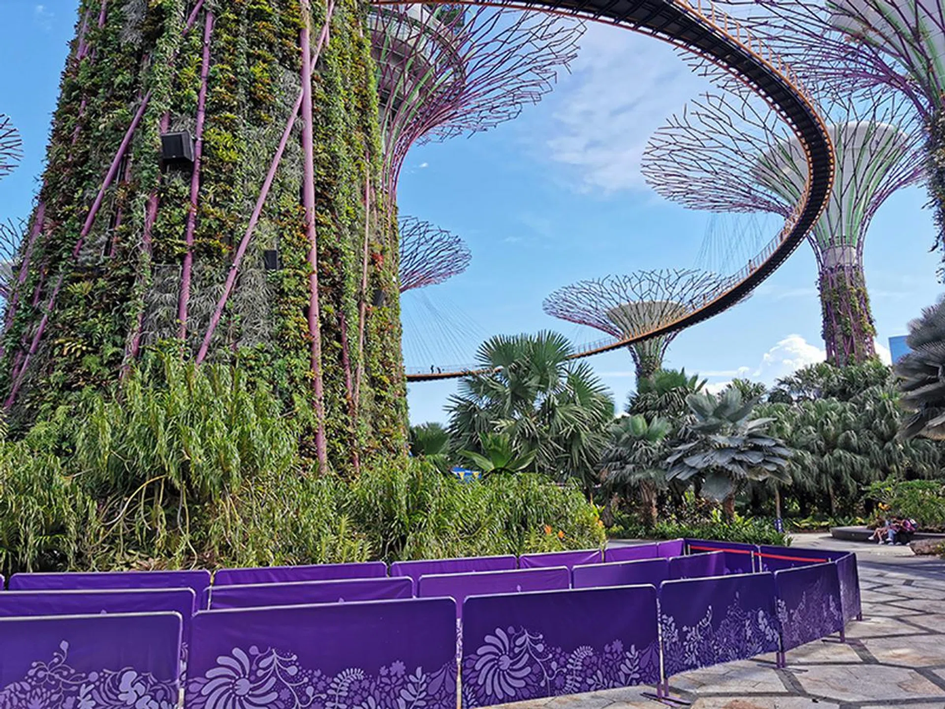 For some reason, the sky is less saturated in this wide shot from the Huawei P30 Pro.