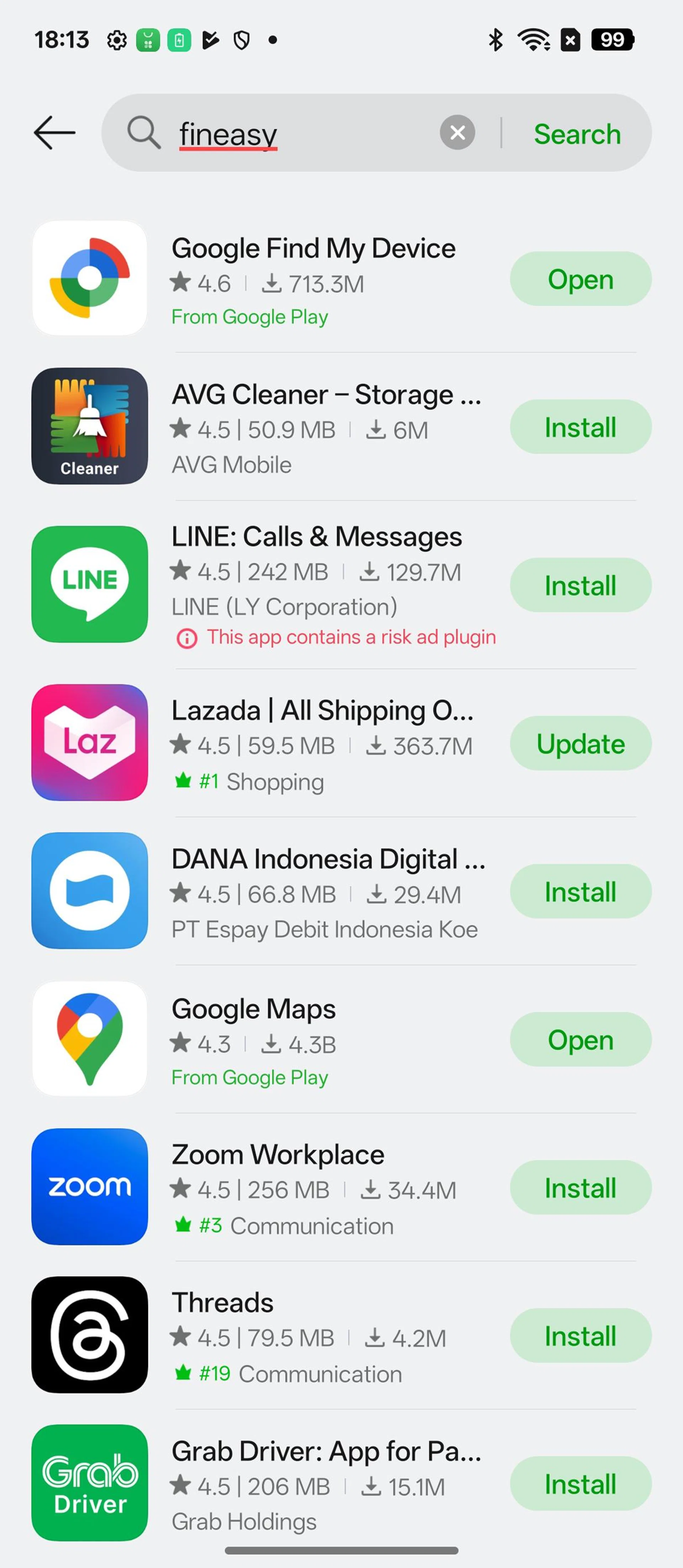OPPO App Market. Photo: HWZ.