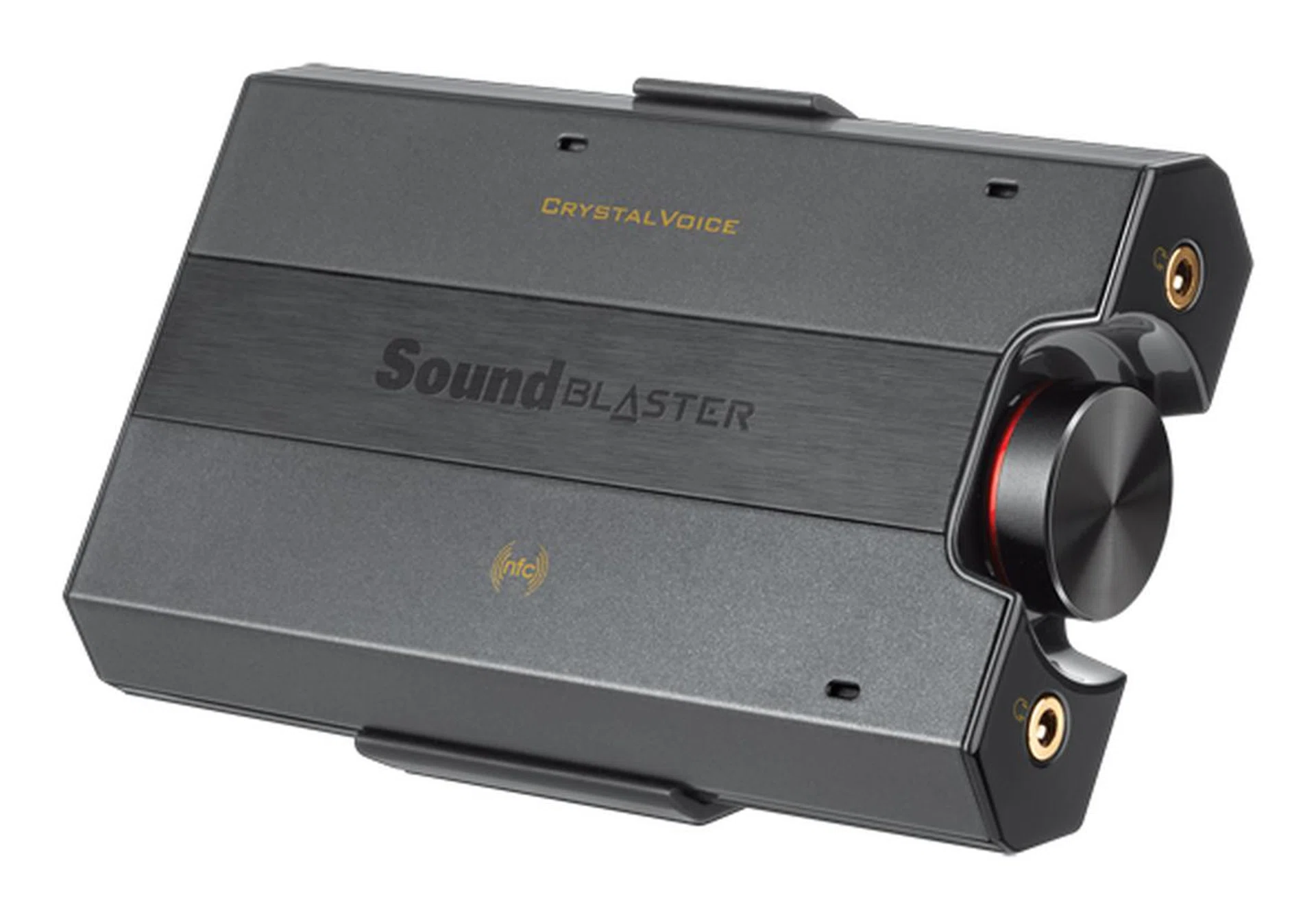The Sound Blaster E5 is a portable high-resolution USB DAC and headphone amplifier.