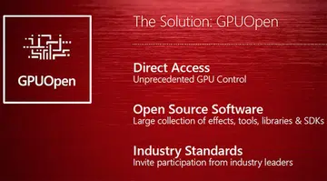 GPUOpen will see AMD create its own custom libraries, SDKs and other tools and open them up to the developer community.