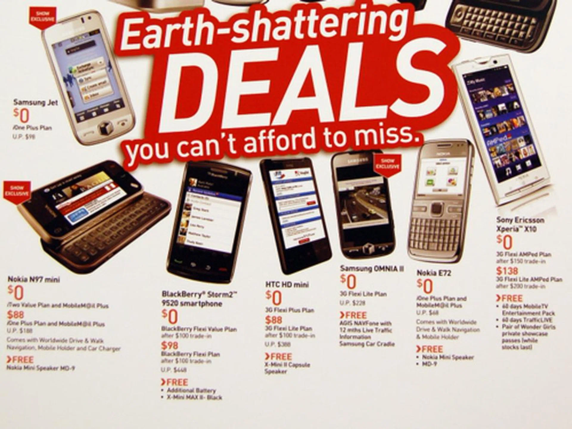 Some of the best smartphones, all down to $0 with various plans!