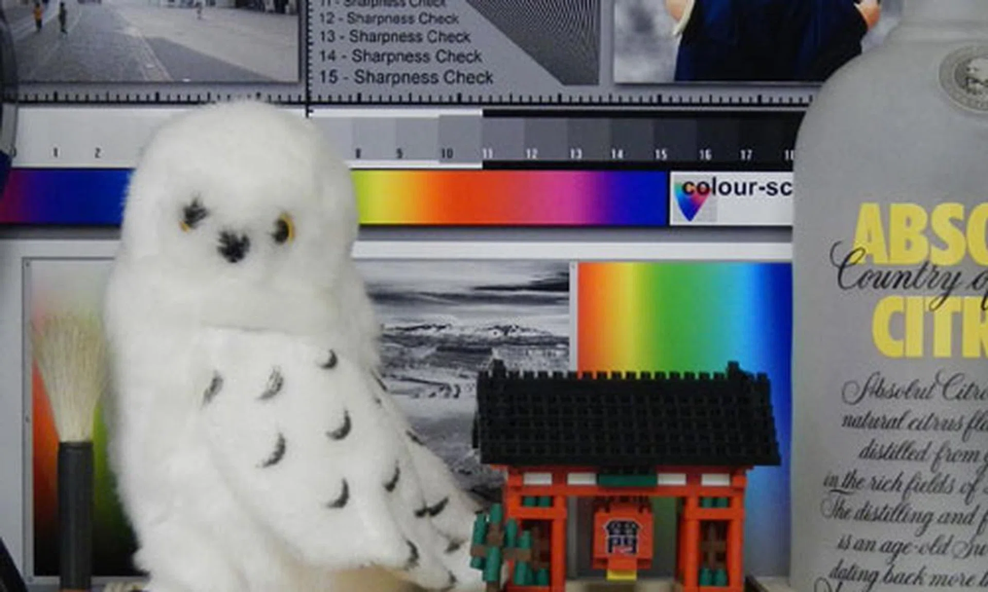 100% crop of our test scene shot at ISO400.