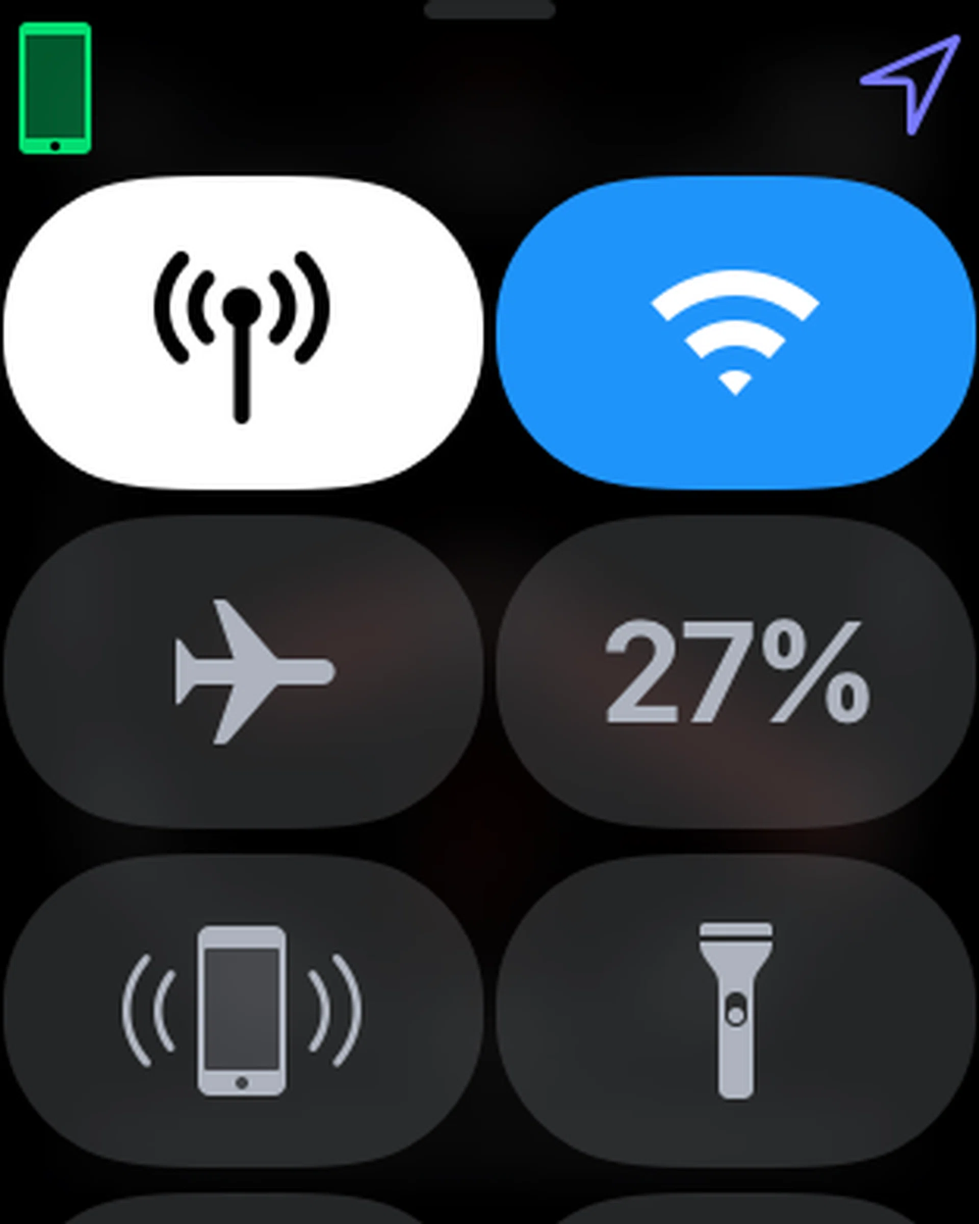 My battery reserve after an 11-hour long day.