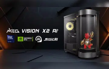 The Vision X2 AI+ comes with a vritual companion projected into a cylindrical ‘AI Holostage’.