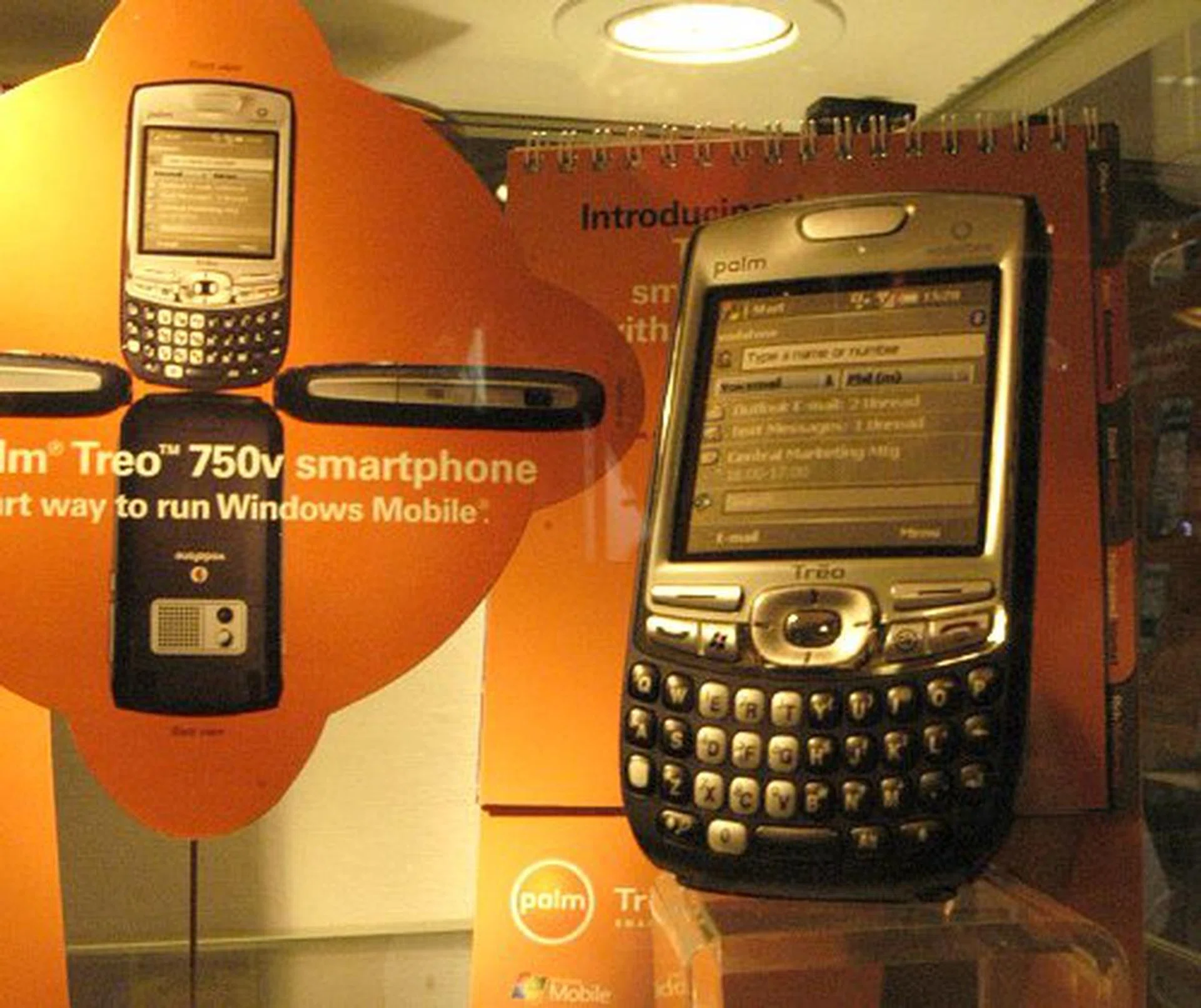  At the top of the scale is the flagship Treo 750v smartphone. Powered by Windows Mobile and an ergonomic QWERTY keypad, the Treo 750v will make a fine addition to your arsenal of mobile gadgets. After paying $1,139, Palm will give you a Wi-Fi card worth $119 and a Palm Power Pack worth $200 that includes a vehicle charger, screen protector, battery, cradle kit and three spare stylus.  