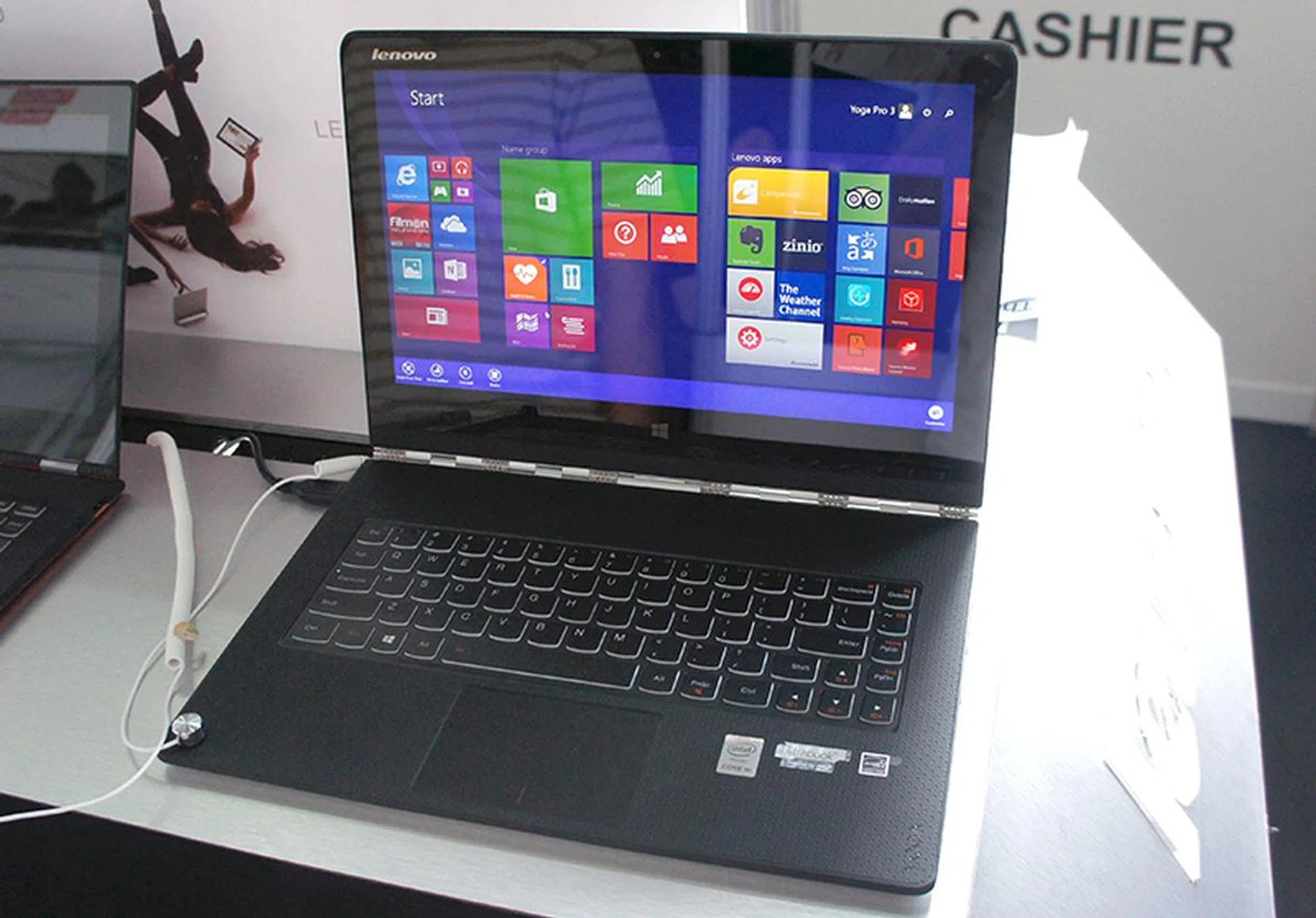 The Lenovo Yoga 3 Pro is one of the thinnest and lightest hybrid notebooks around at just 12.8mm thick and 1.19kg. It is powered by Intel's new Core M processor and features 8GB of RAM and a 256GB SSD. Prices begin at $2,299 (U.P: $2,399) and comes with free second year extended warranty, McAfee Internet Security and a Samsonite 13-inch carrying case.