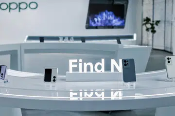 Oppo Find N series at one of Oppo's Shenzhen offices.