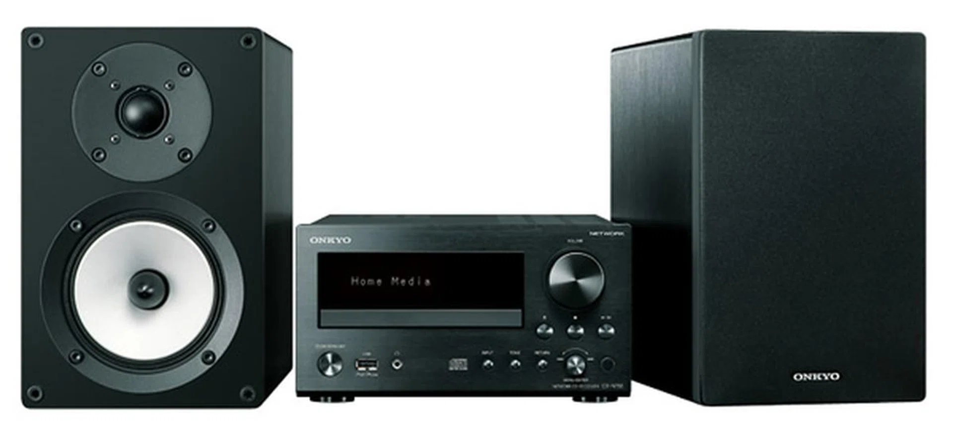The Onkyo CS-N755 is a Mini Hi-Fi System which has internet connectivity options such as streaming and radio.