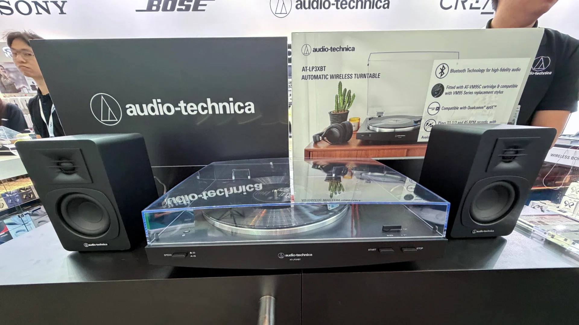 Audio-Technica AT-LP3XBT Automatic Wireless Turntable