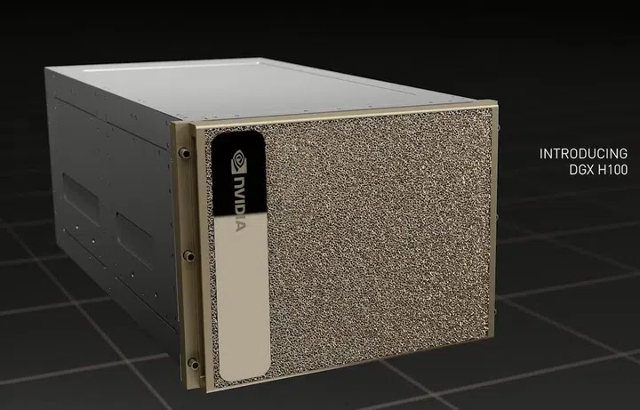 The new DGX H100 might look very similar to the previous DGX A100, but its internals is completely revamped with eight H100 GPUs that add up to a grand total of 640 billion transistors that produce 32 PFLOPS of AI performance, pack 640GB of HBM3 memory and offer 24TB/s of memory bandwidth!