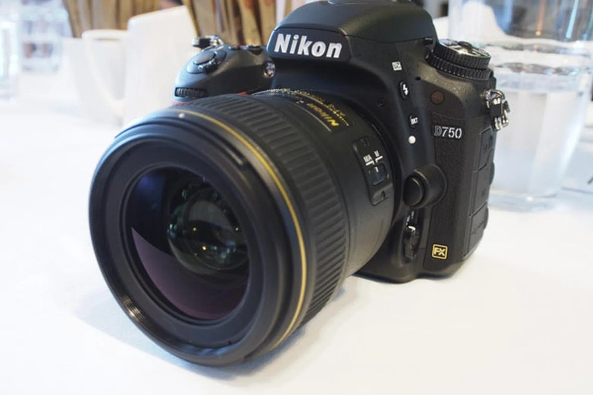 The new full-frame Nikon D750.