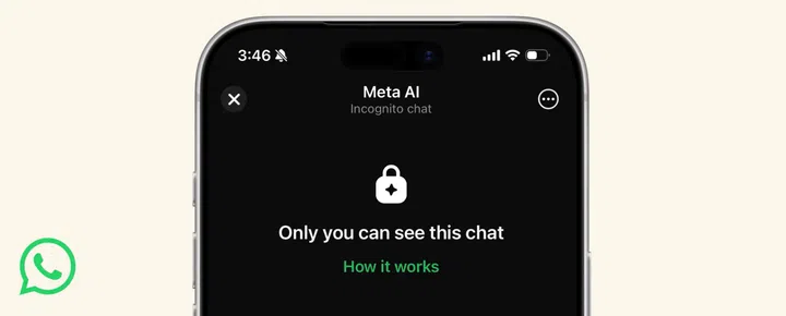 How do I enter and exit WhatsApp’s Incognito Mode with Meta AI