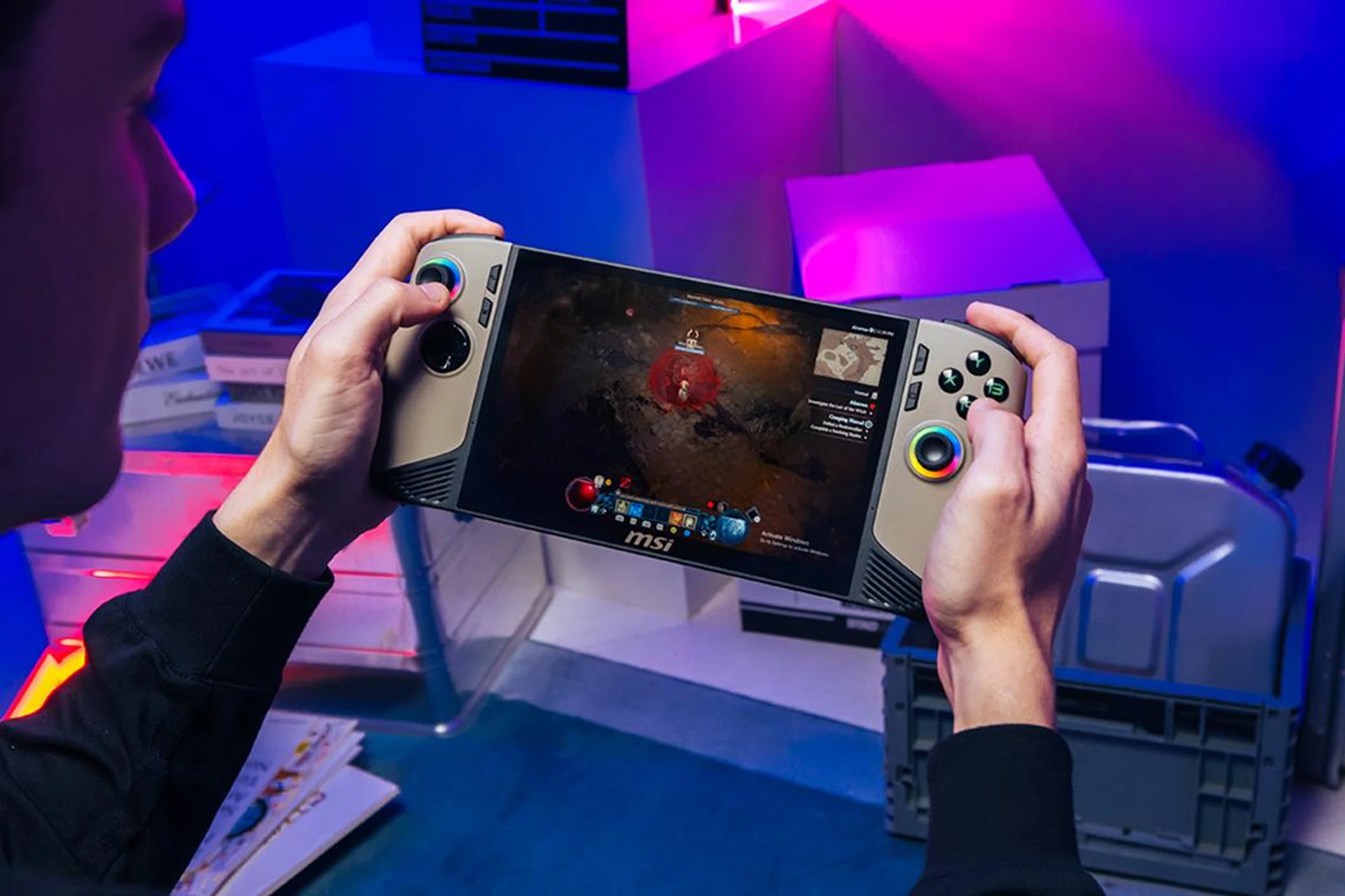 Meet the new handhelds from MSI. Image: MSI