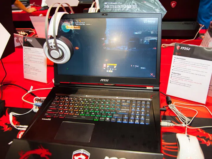 The MSI GS73 is a thin and light 17.3-inch gaming notebook with a 120Hz FHD display boasting up to 5ms response time. There's also a Thunderbolt 3 port that lets you output dual 4K display. It comes with up to 512GB of NVMe M.2 SSD, 1 TB HDD and up to 32GB (16GB x 2) of DDR4 memory.