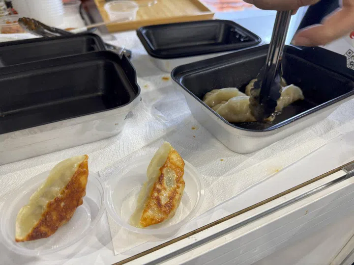 ...or perfectly moist, yet crispy gyozas. Image: HWZ