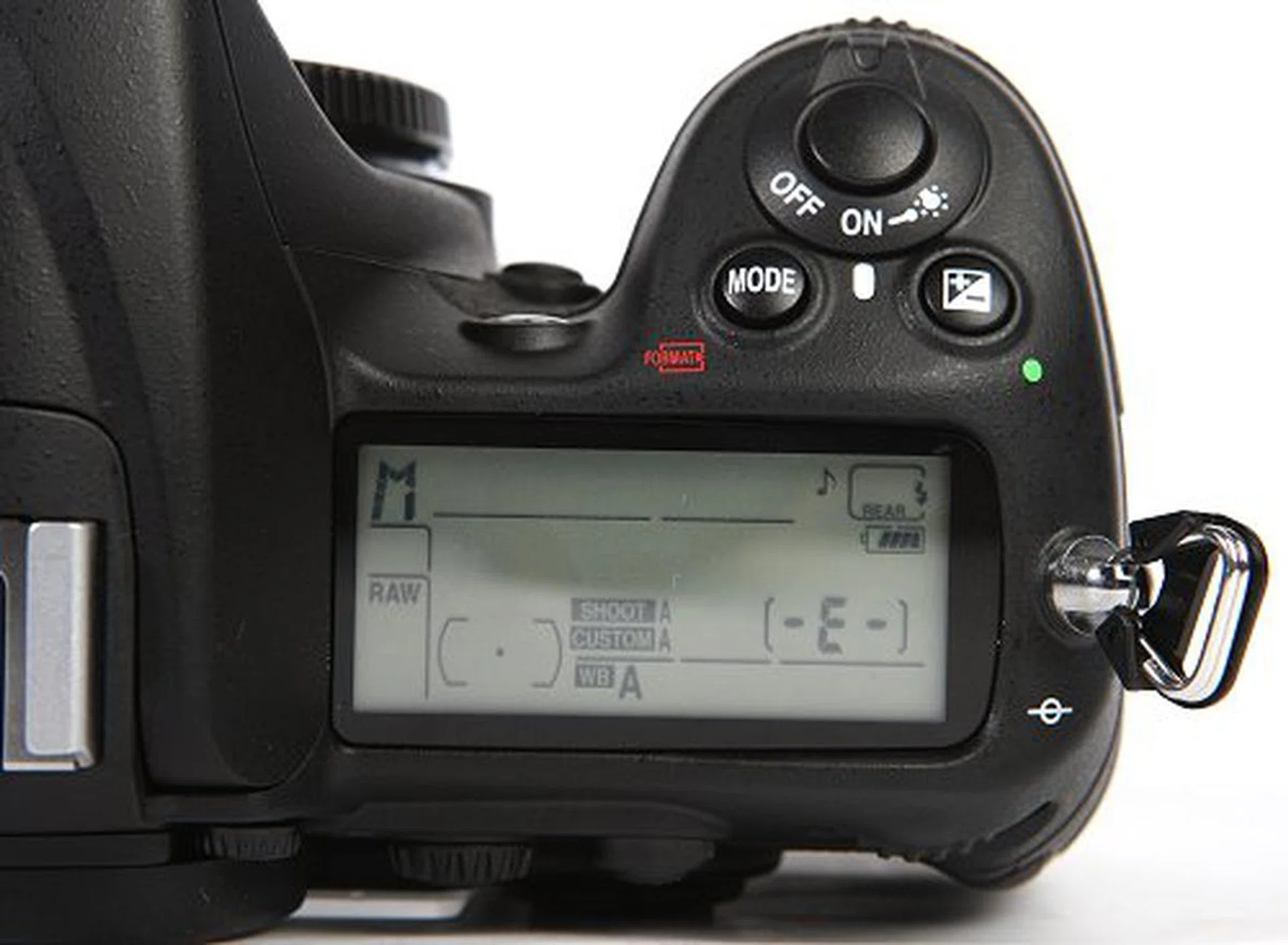 A closer look at the information panel.