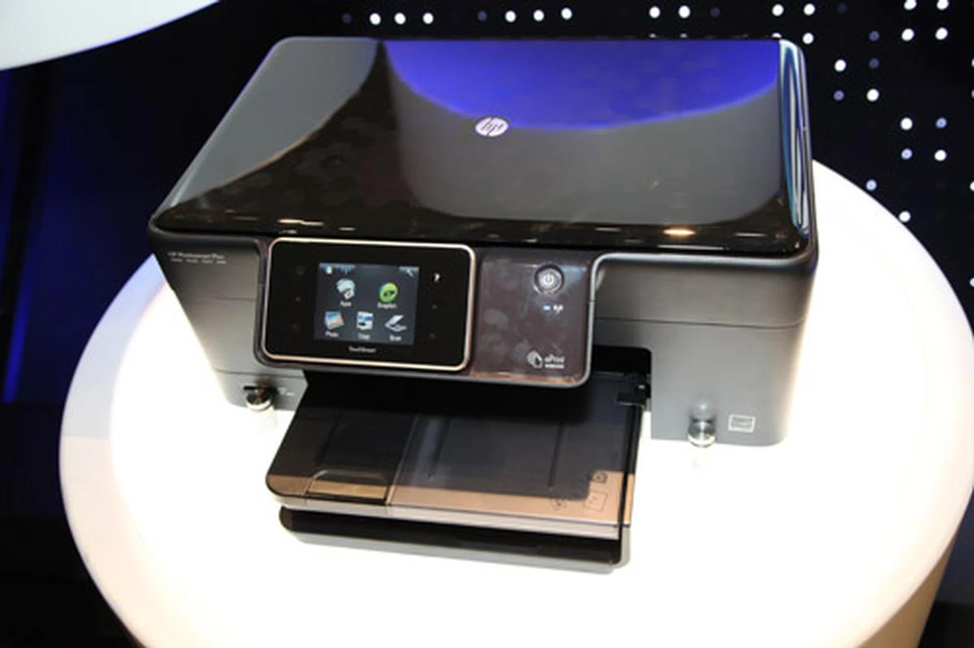 The HP Photosmart Plus e-All-in-One printer.