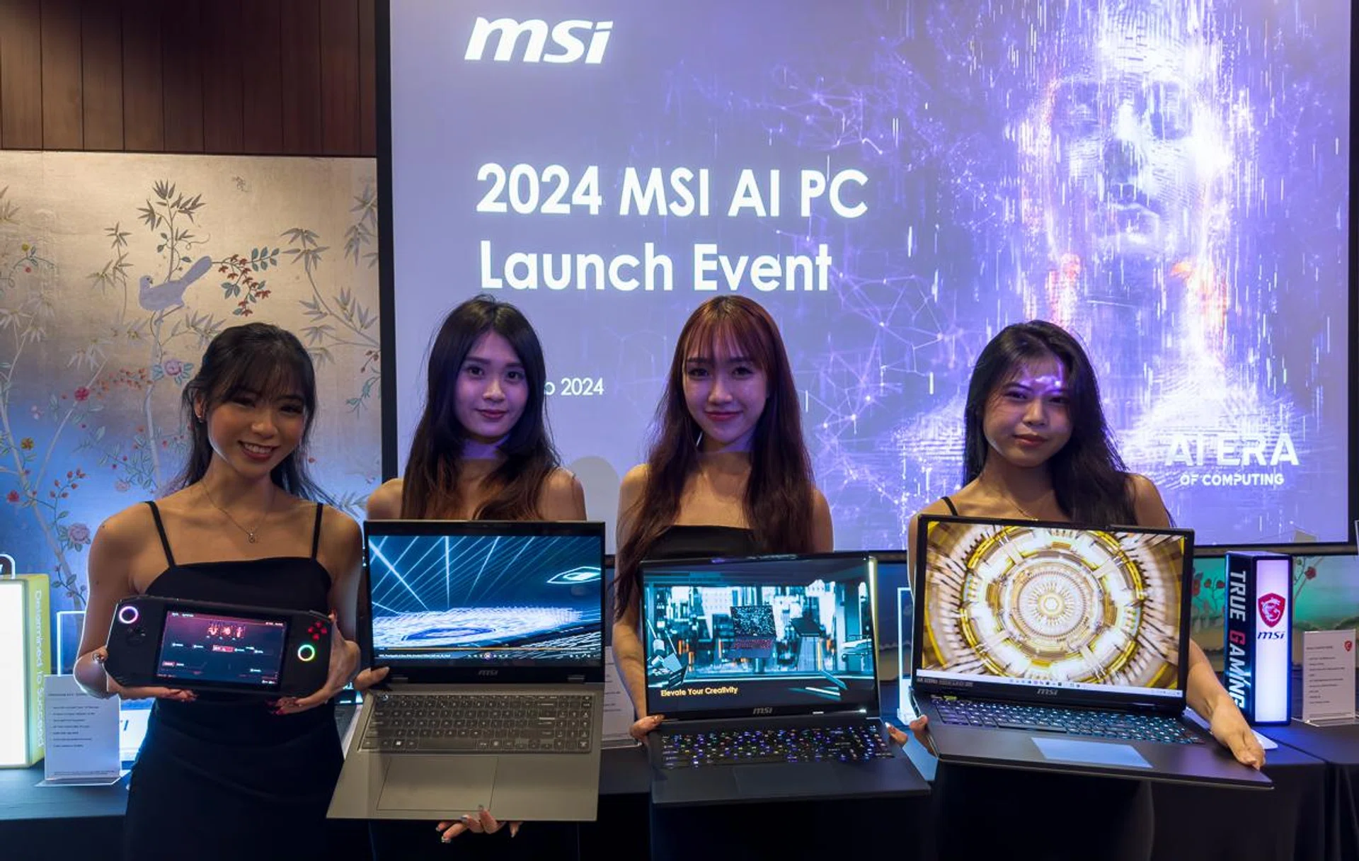 MSI's 2024 notebook lineup and MSI Claw.