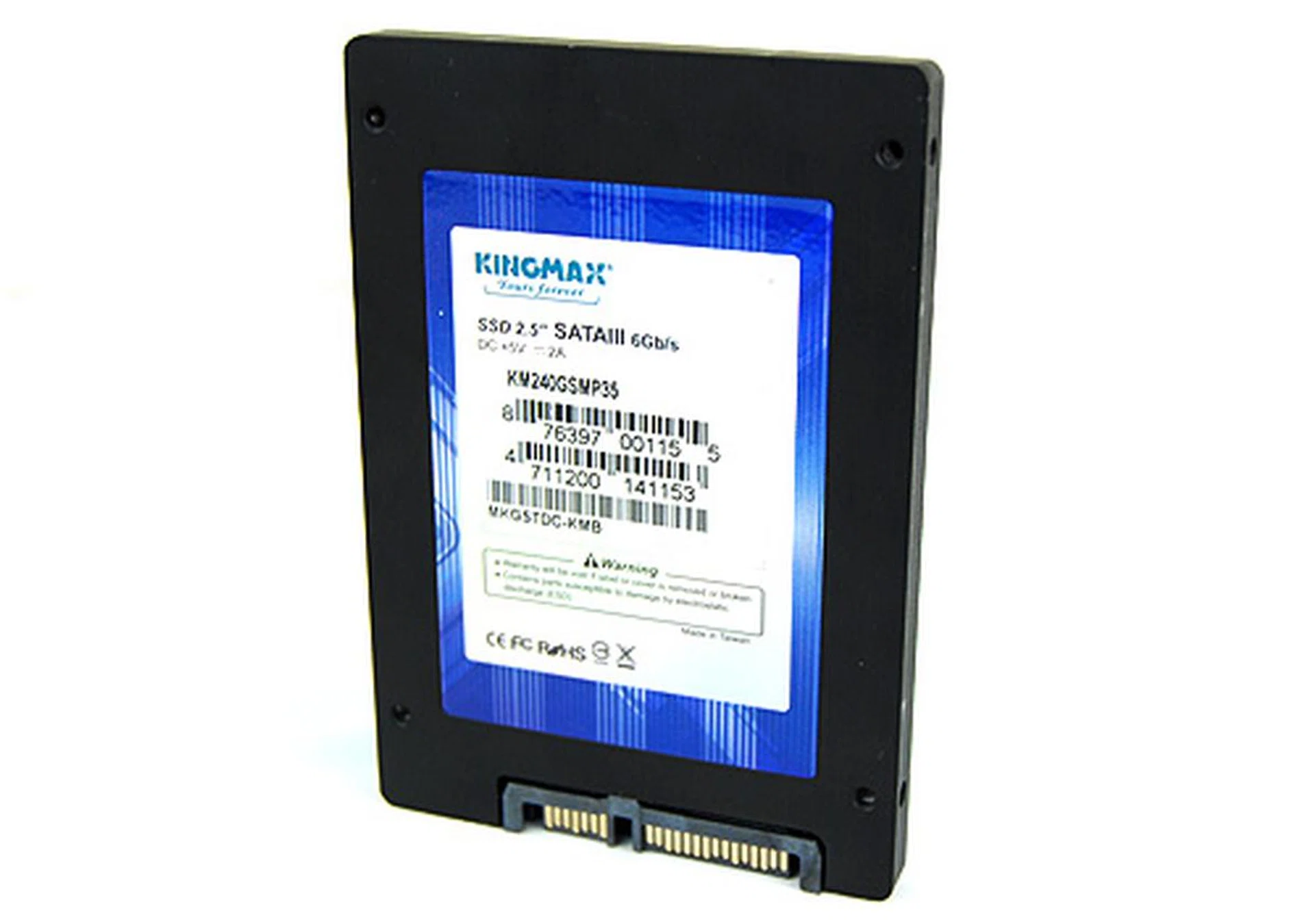 The Kingmax SMP35 Client looks just like any other 2.5-inch SSD drive.