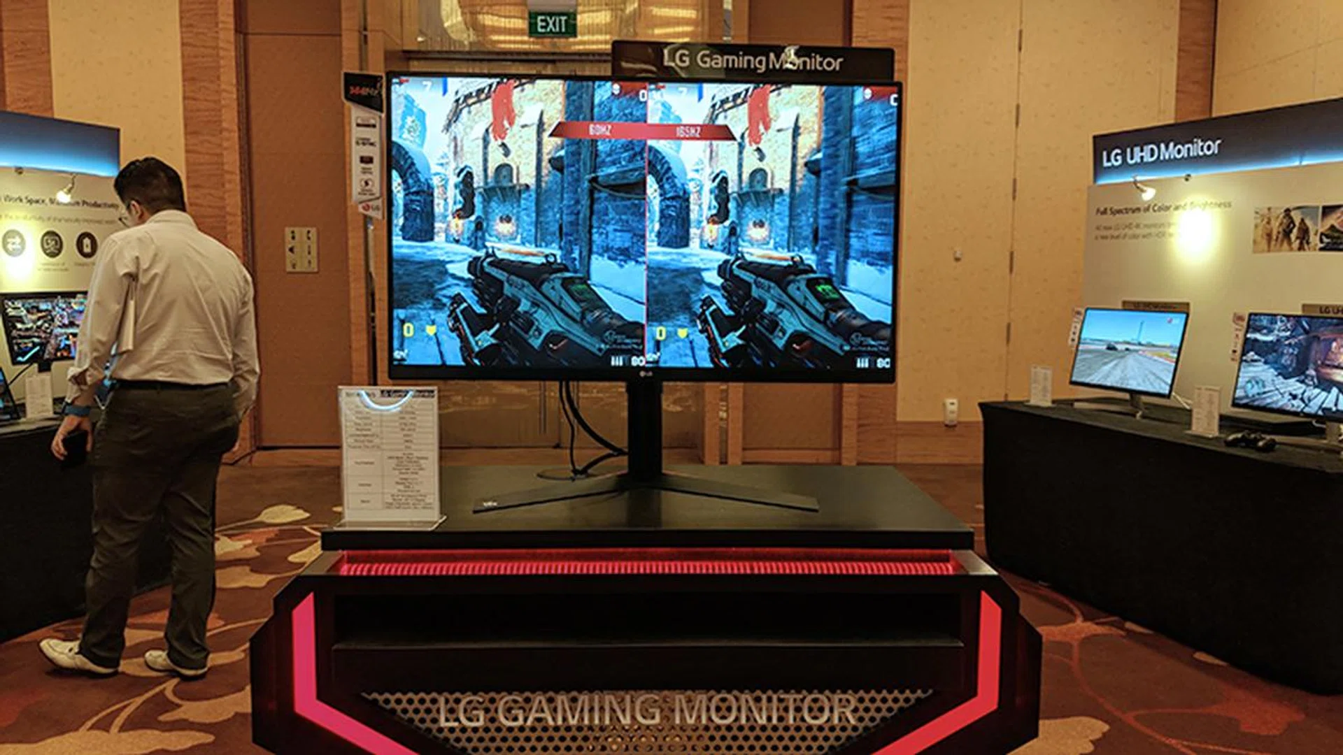 The LG 32GK850G gaming monitor supports up to a 165Hz refresh rate.