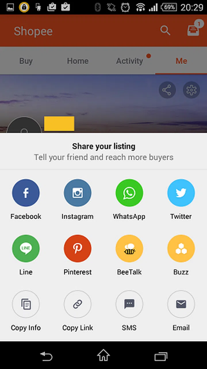 That's it - your listing is now published and you're given options to spread the word.