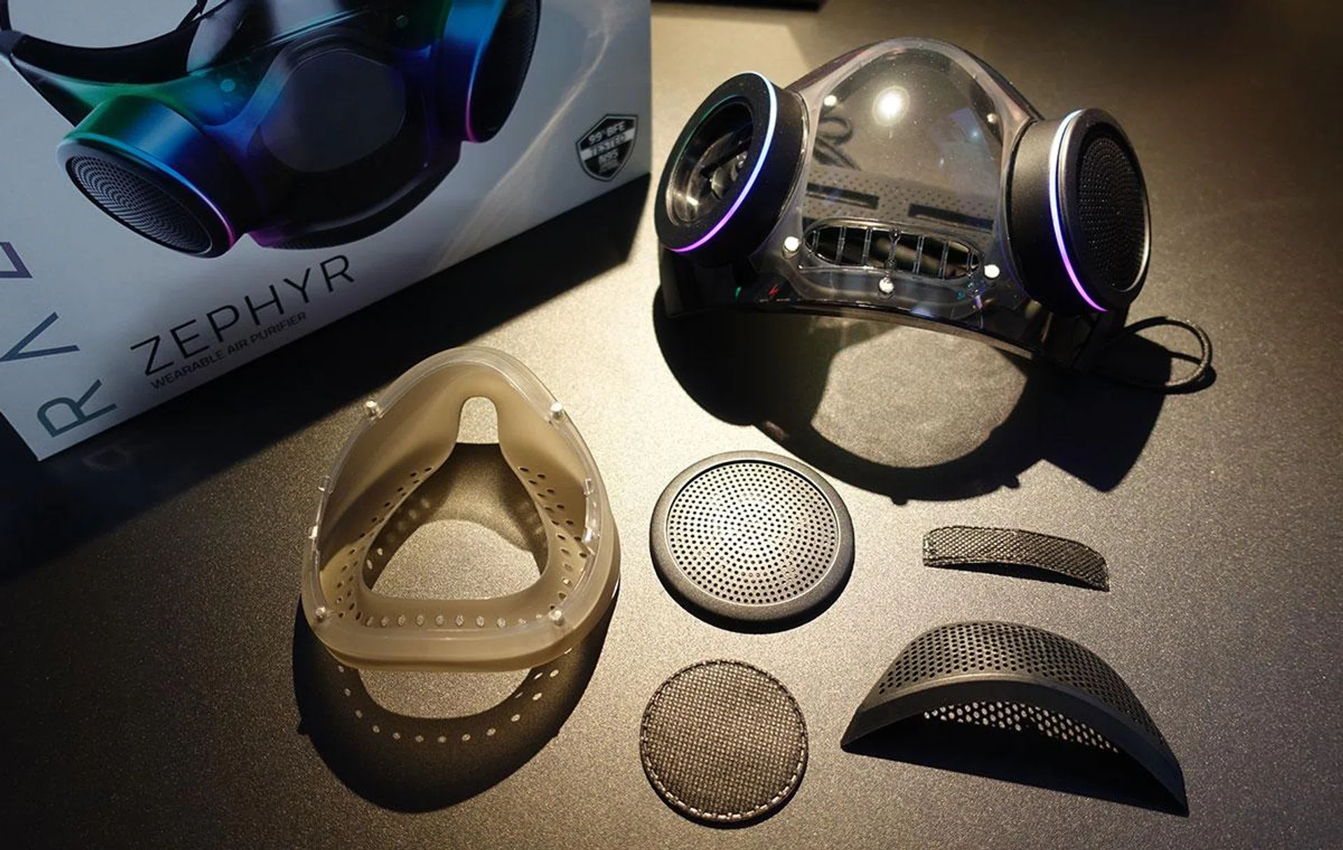 The Zephyr can be disassembled easily for cleaning.