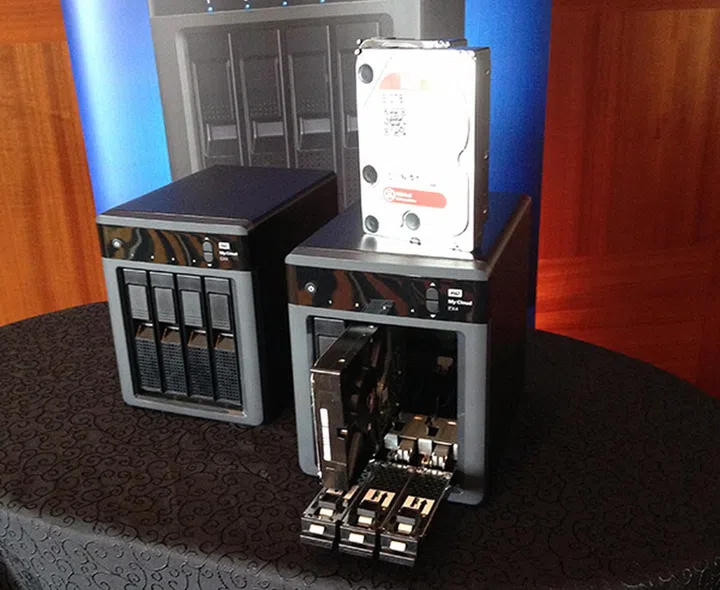 Western Digital recommends pairing the MyCloud EX4 with their Red drives, which were specially designed for NAS applications.