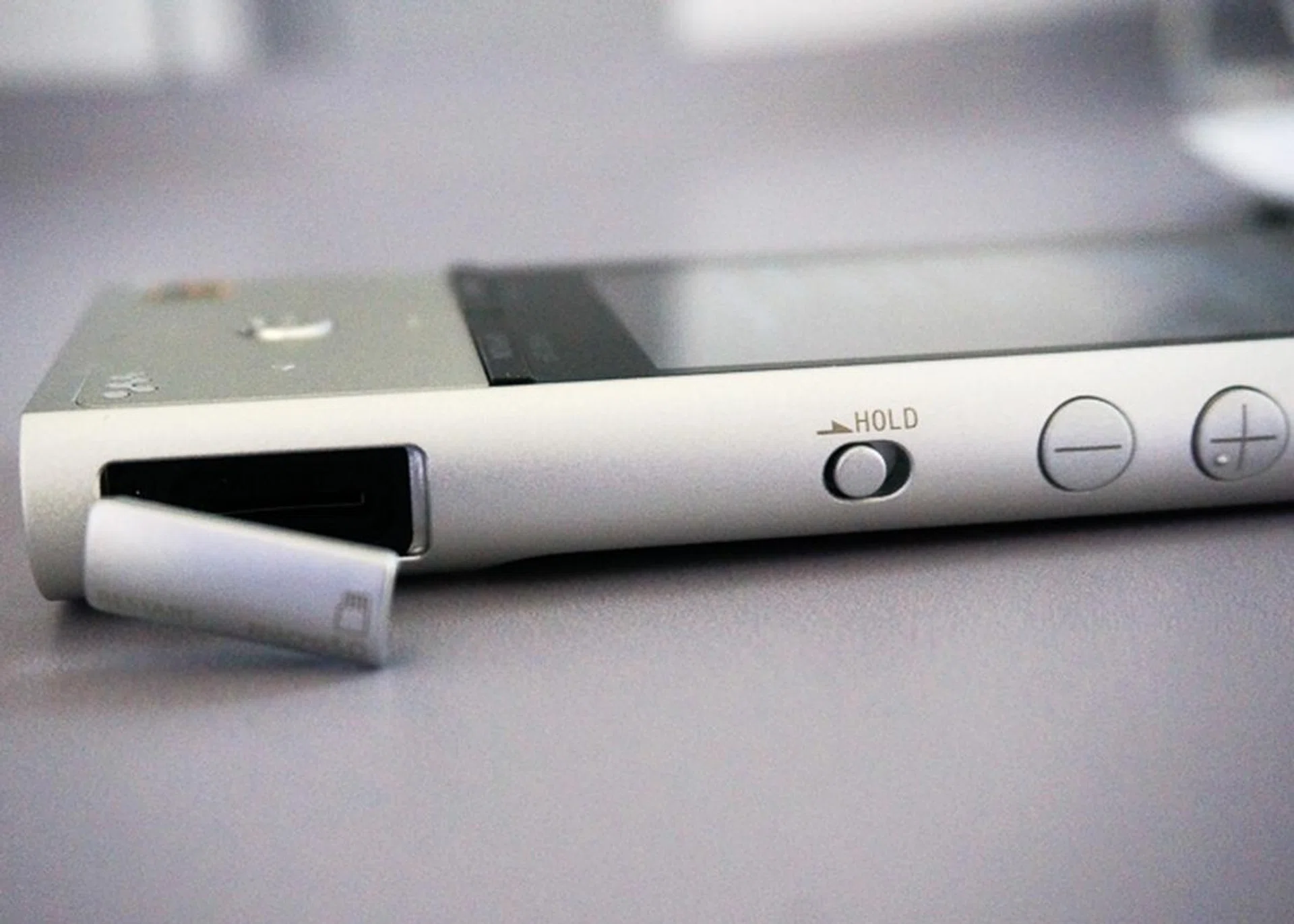 A microSD slot allows for easy memory expansion.