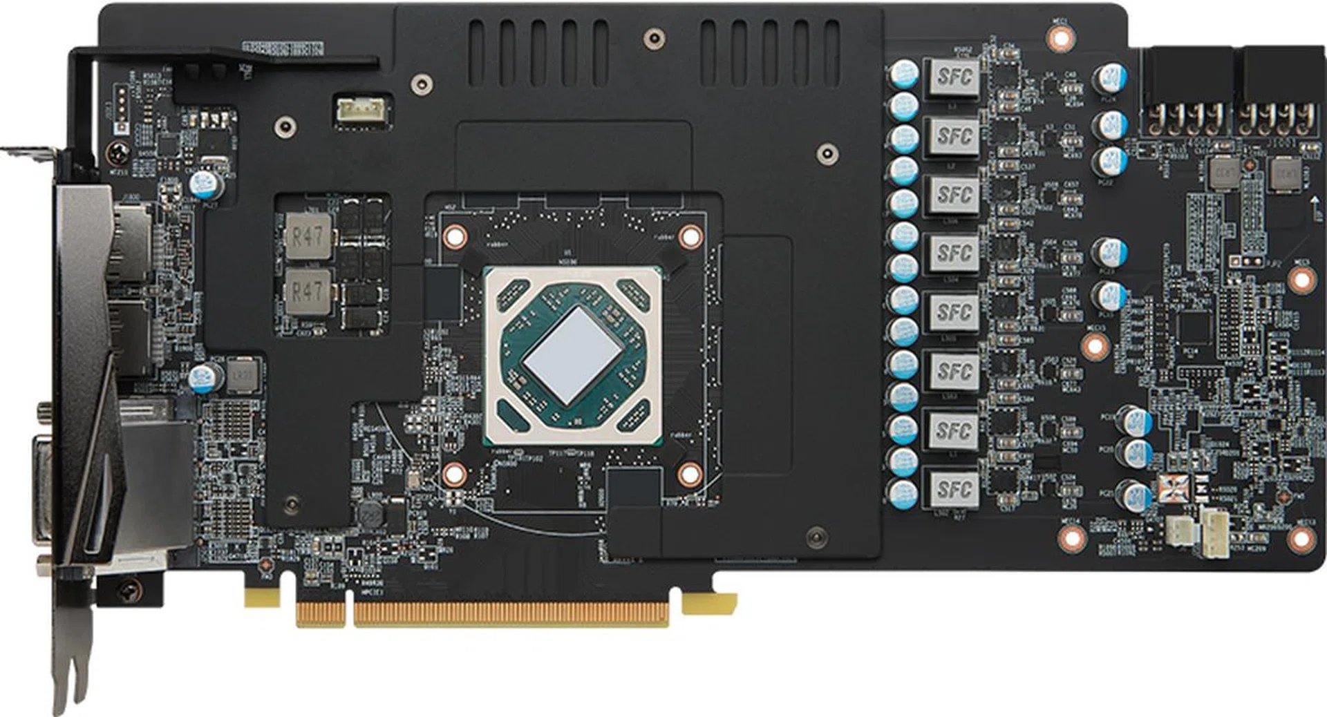 The Ellesmere GPU found on the Radeon RX 580 is actually the same as that on the RX 480, but AMD has thrown in a few refinements. (Image Source: MSI)