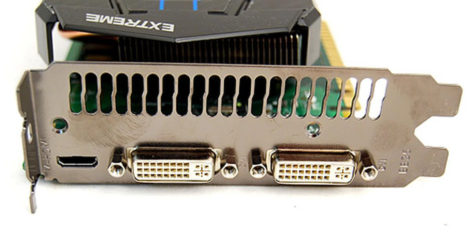 For video output options, choose from twin DVI ports or a single HDMI port.