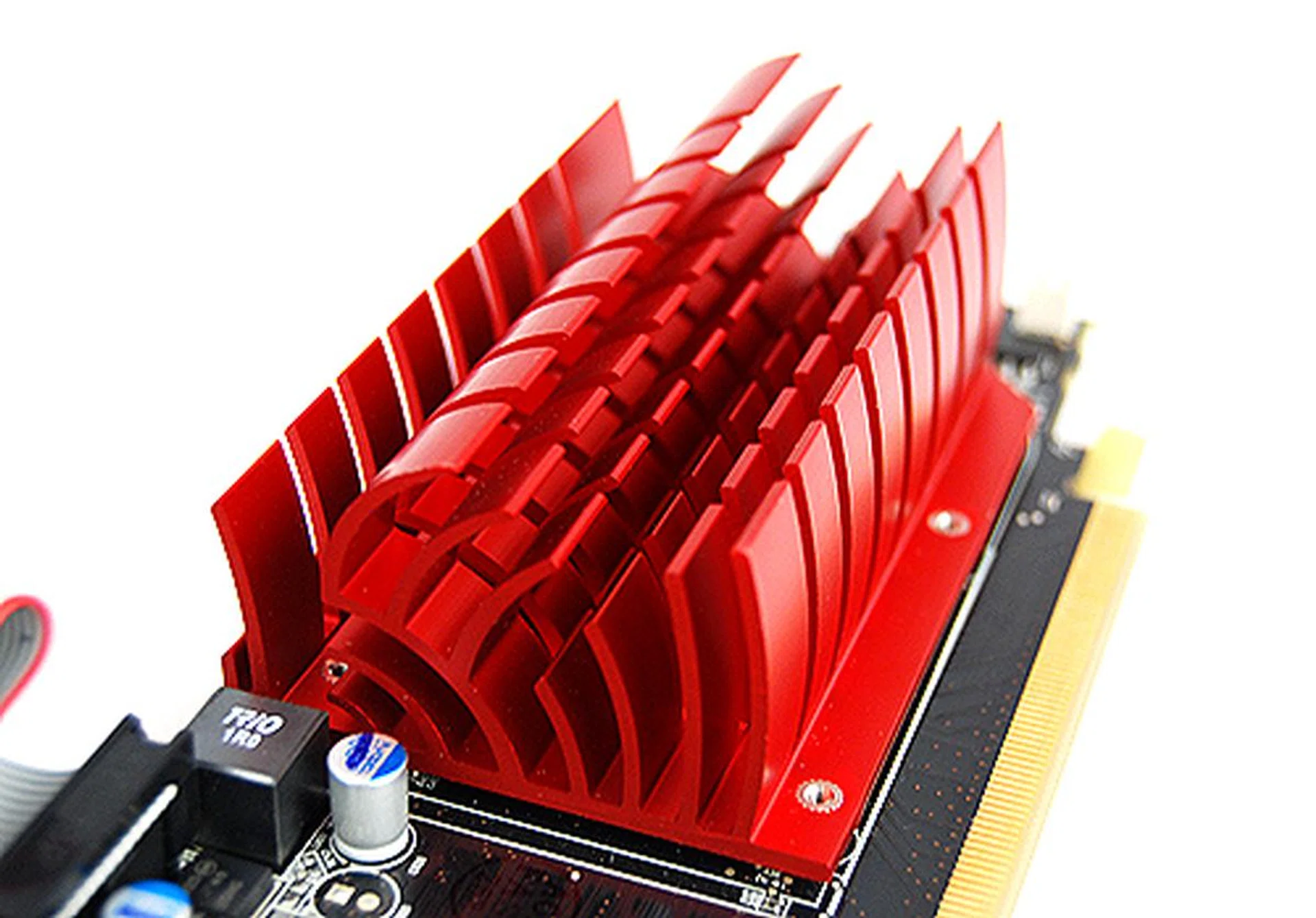 The design might look really funky, but it is really all about maximizing surfacing area to aid cooling.