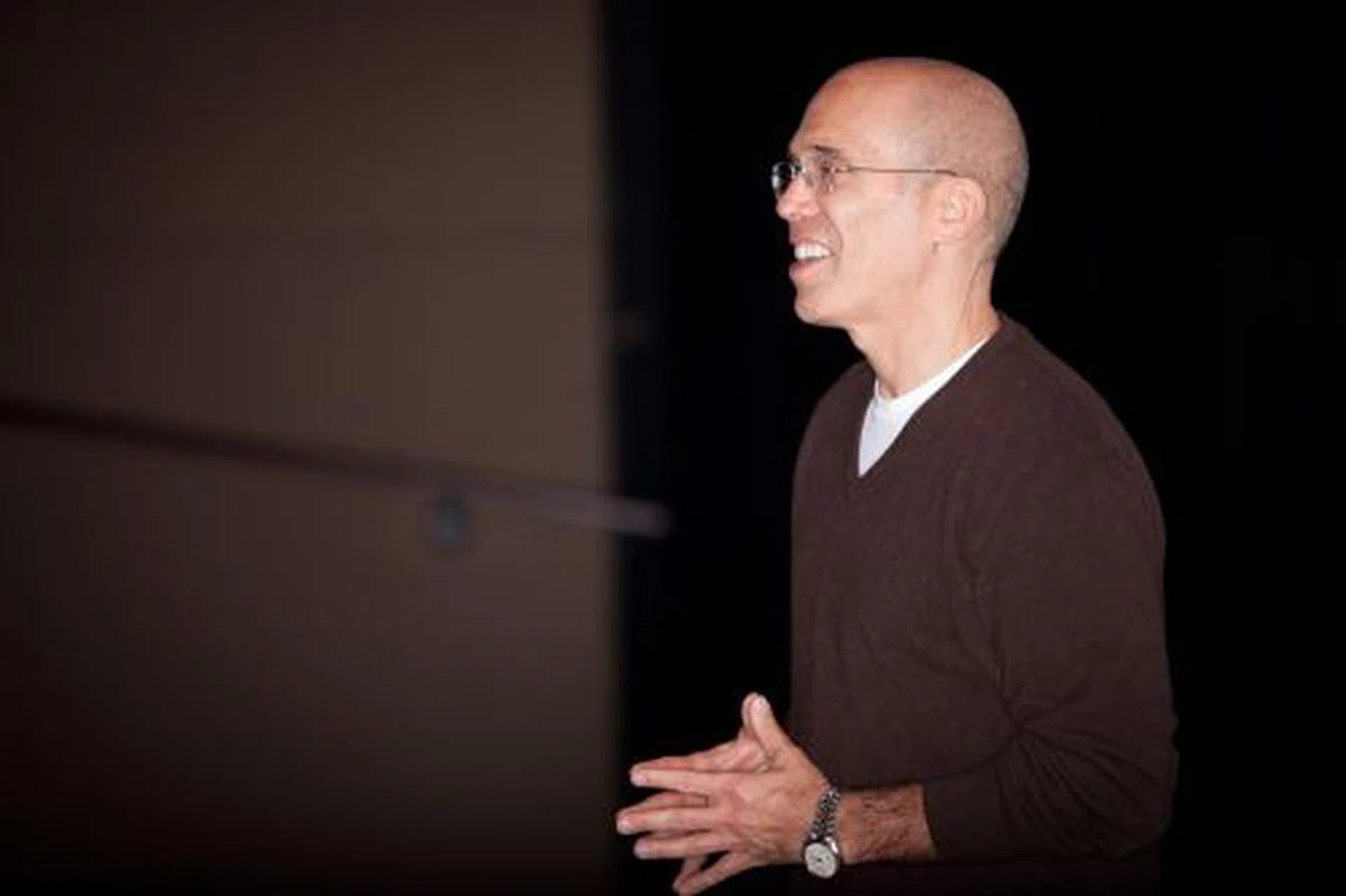 DreamWorks CEO Jeffrey Katzenberg was on hand to address members of the media. Katzenberg lauded the advances in computing technologies that enables companies like DreamWorks to break new ground in 3D animation, in a huge step forward for the filmmaking industry.