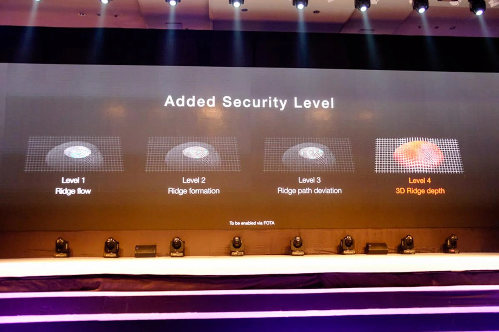 Multiple layers are read for greater security in the P9's fingerprint sensor. 