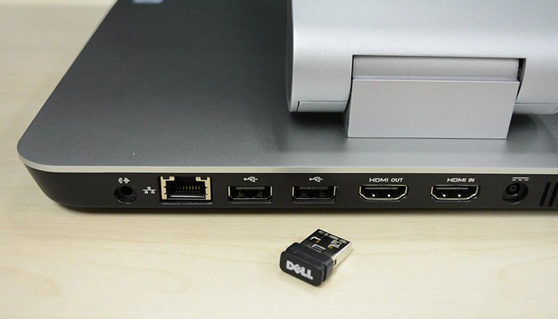 More USB and display connectors are found at the back.