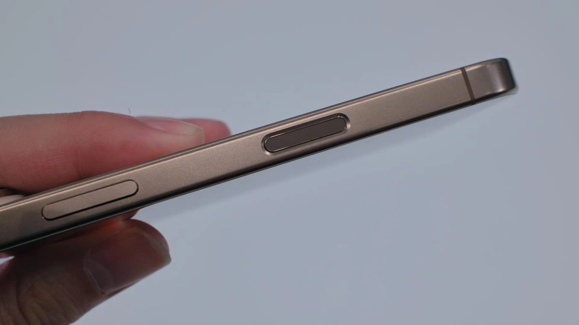 Is the Camera Control a button or switch? Let's just call it a button. Photo: HWZ