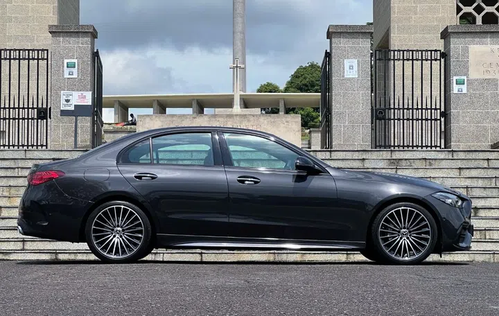 The new C-Class is substantially larger than its predecessor.