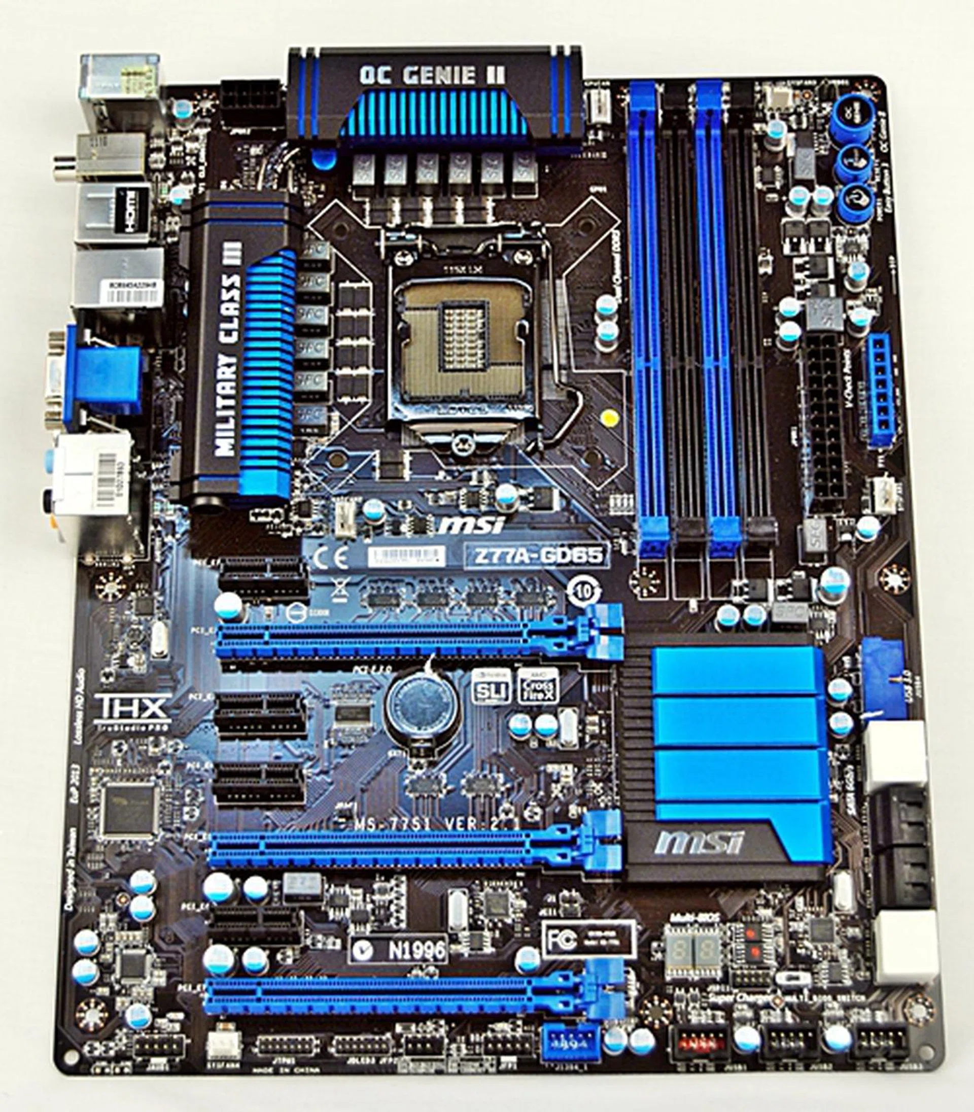 MSI is committed to build up its range of motherboards featuring its Military Class III components. The MSI Z77-GD65 is the second generation of these boards as MSI first featured these components in their Intel X79 motherboards.  