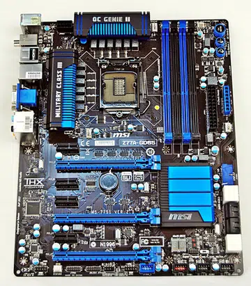 MSI is committed to build up its range of motherboards featuring its Military Class III components. The MSI Z77-GD65 is the second generation of these boards as MSI first featured these components in their Intel X79 motherboards.  