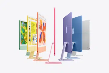 The Apple iMac with M4.