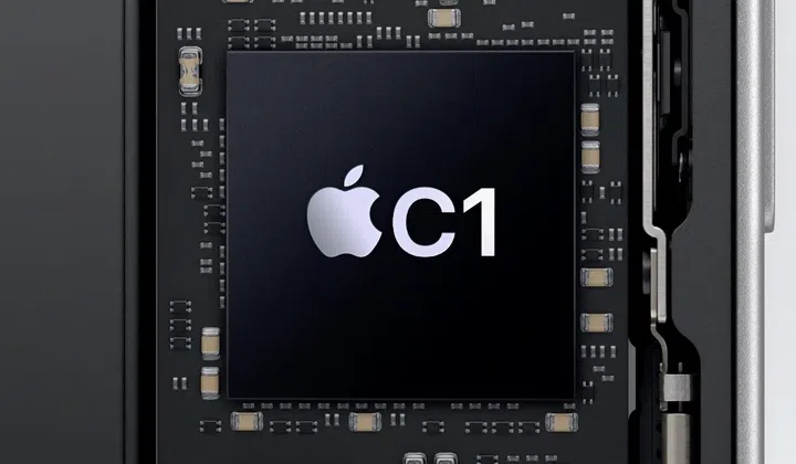 C1 is the first modem designed by Apple to be used in an iPhone. Photo: Apple