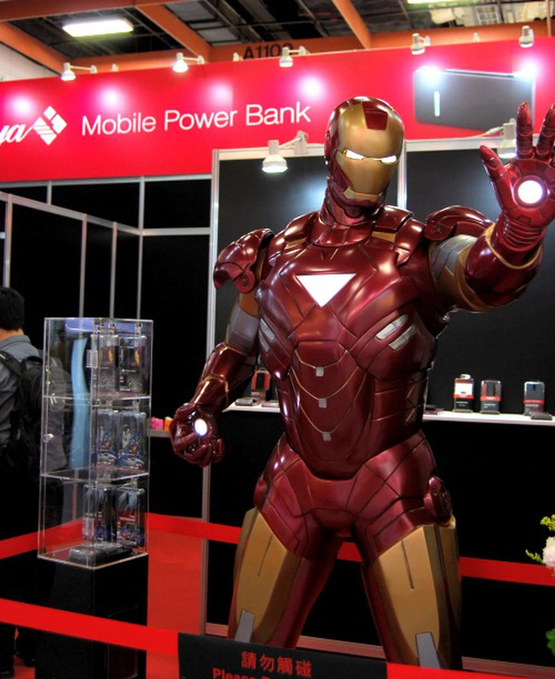 Iron Man - powered by power banks to keep him going!
