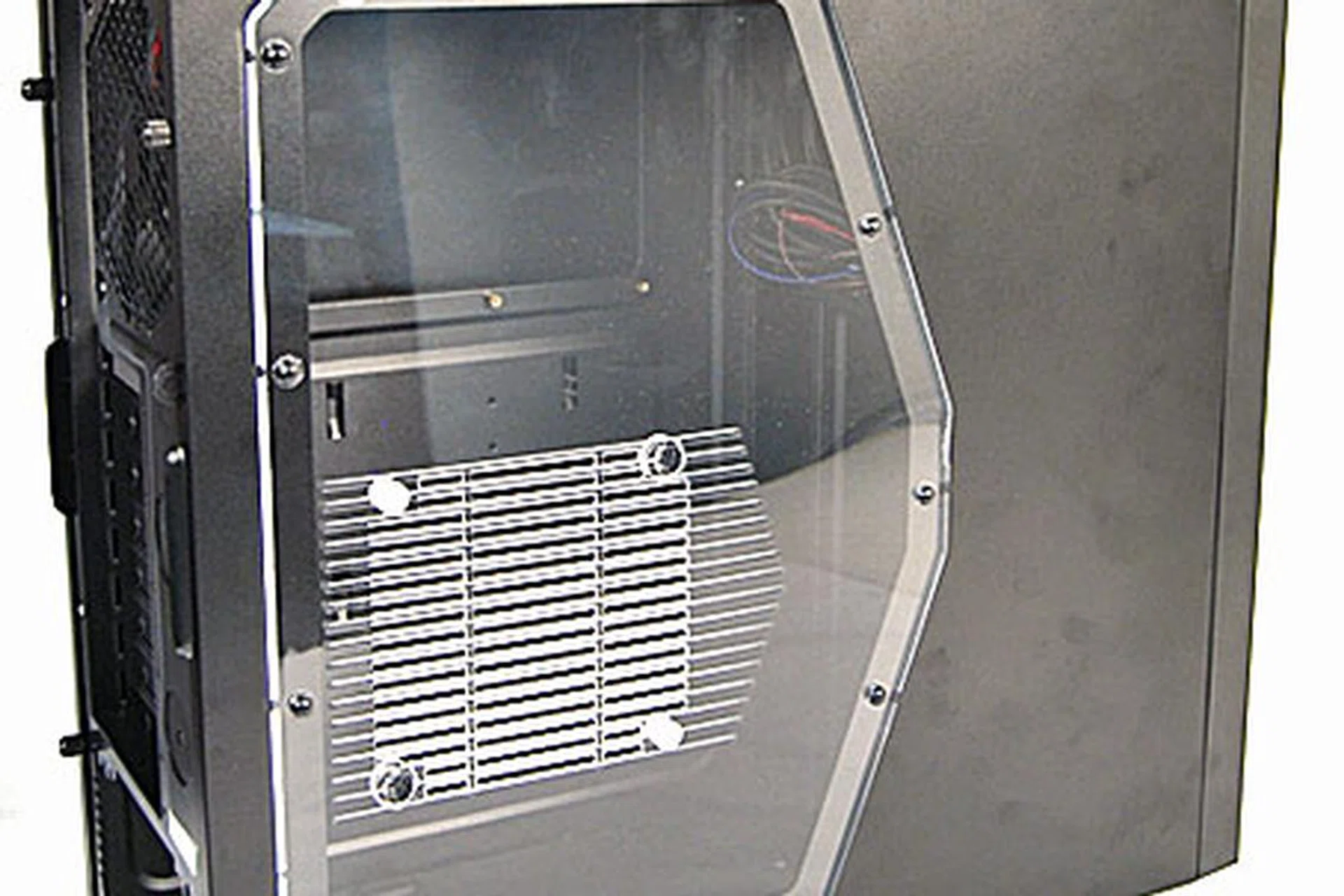 Have a fancy water cooling system, cold cathode fans, and LED light sticks in your casing? Why not have a window to show them off?