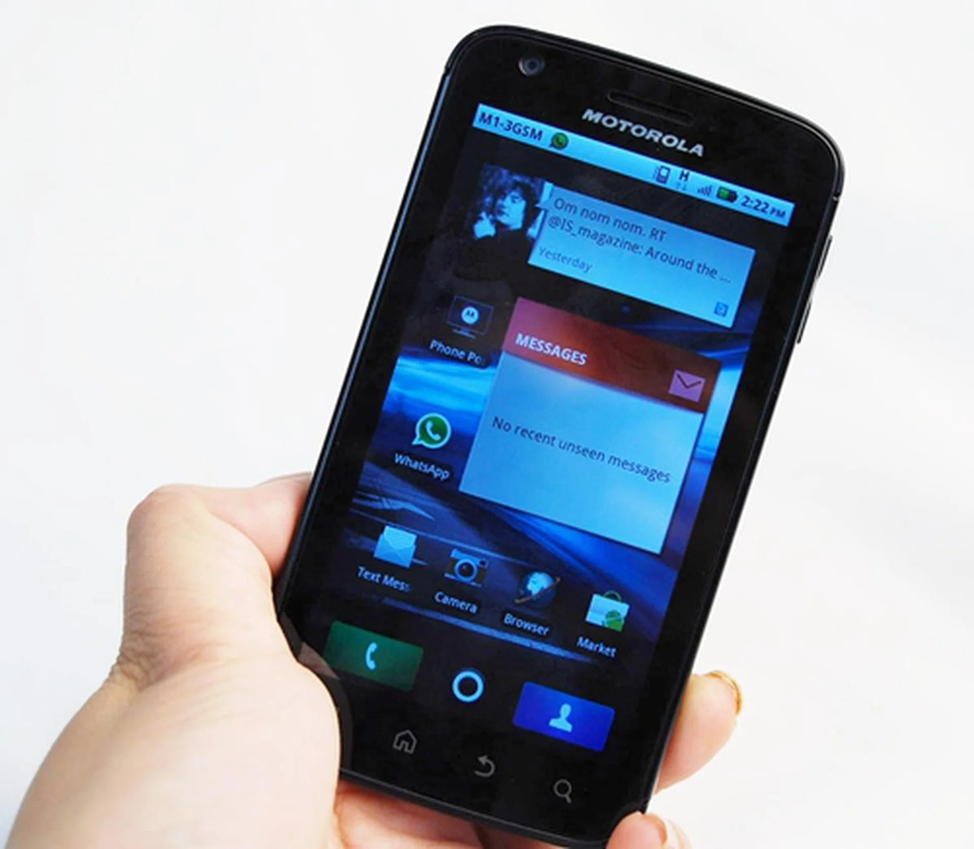 The Motorola Atrix does feel like it has a good mix of portability and power.